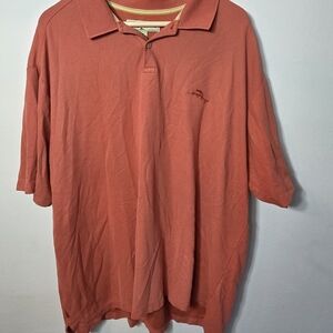 Tommy Bahama Polo Mens 2XL Red Shirt Marlin Golf Marlin Coastal